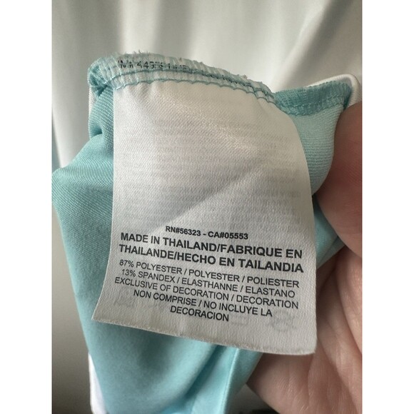 Nike Golf Men's Navy White Stripe Polo Shirt Tour Performance Dri-Fit Size XL - Picture 3 of 4